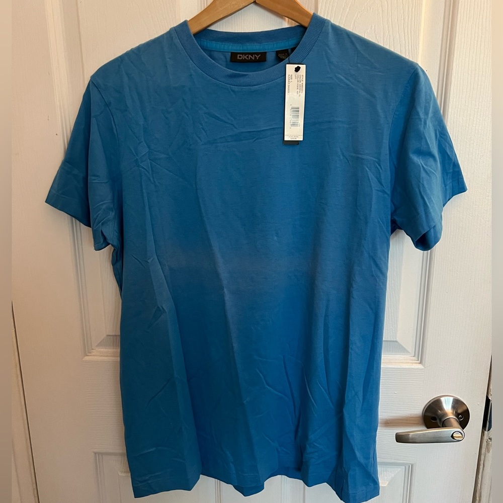 DKNY blue tee. Size M